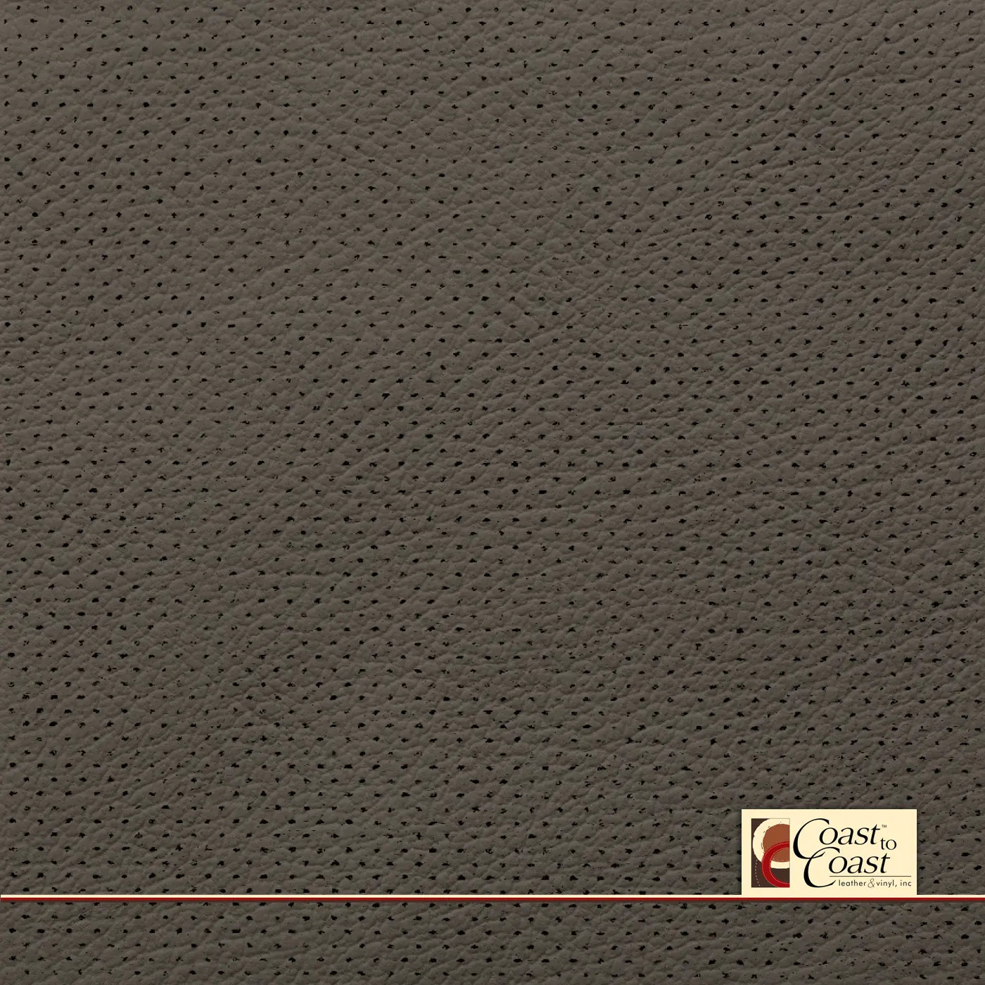 Ford Med Earth Grey Full Hide / Gm Mirco Perf (1/16In) Leather
